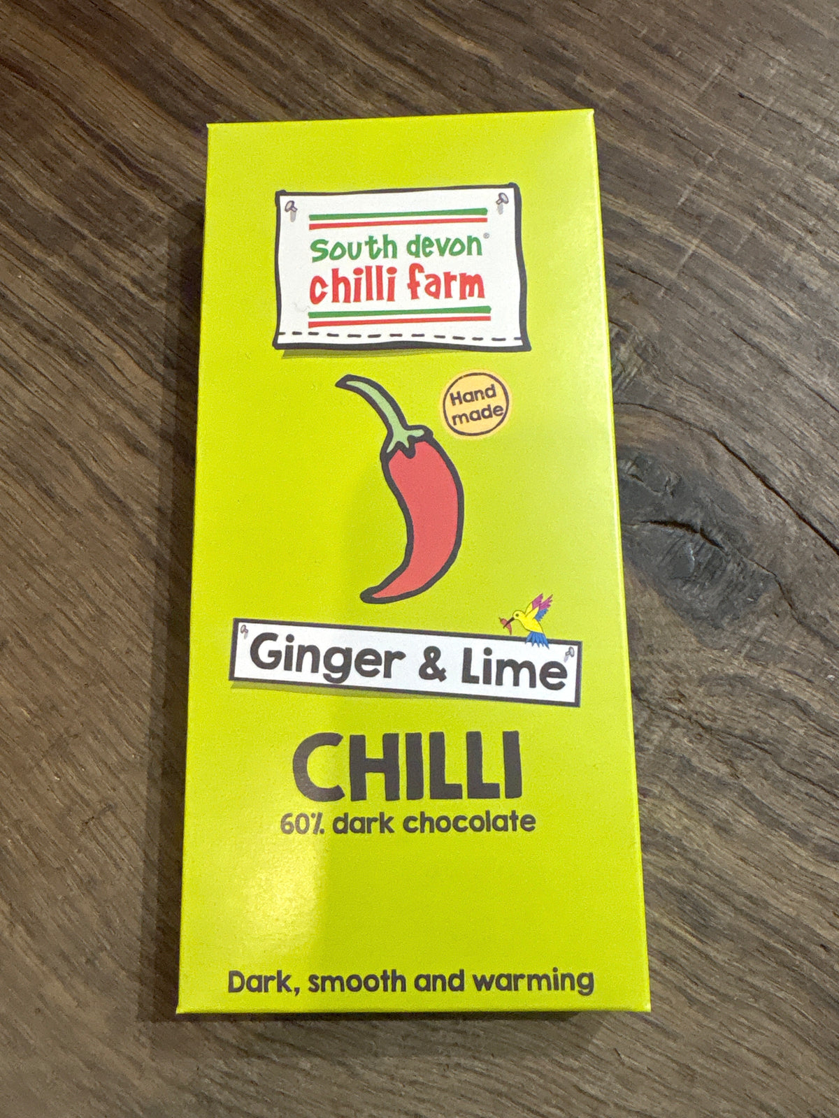 South Devon Ginger & Lime Chilli Chocolate