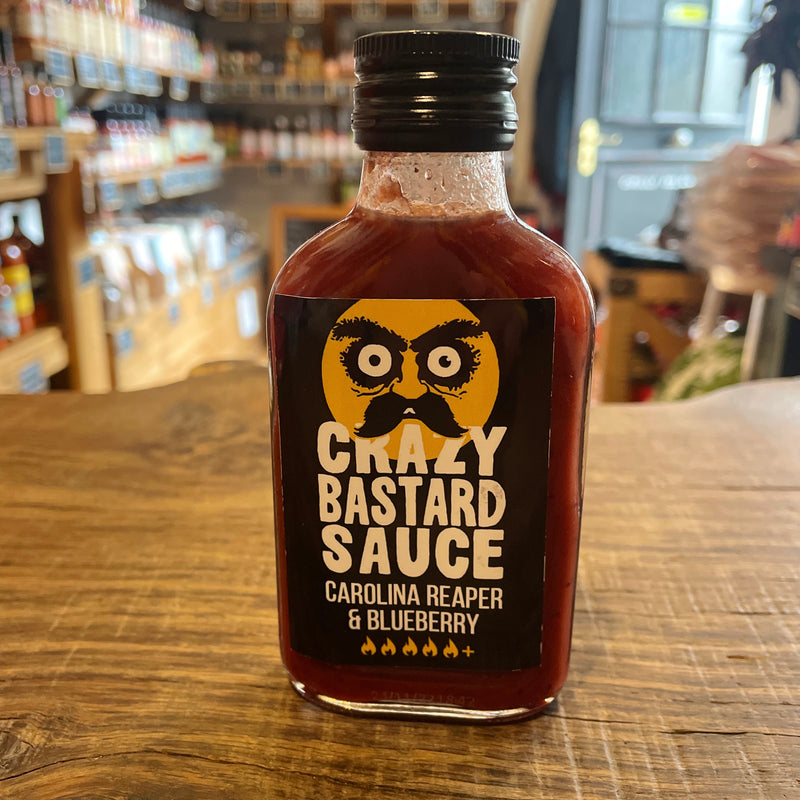 Crazy Bastard Carolina Reaper & Blueberry Sauce