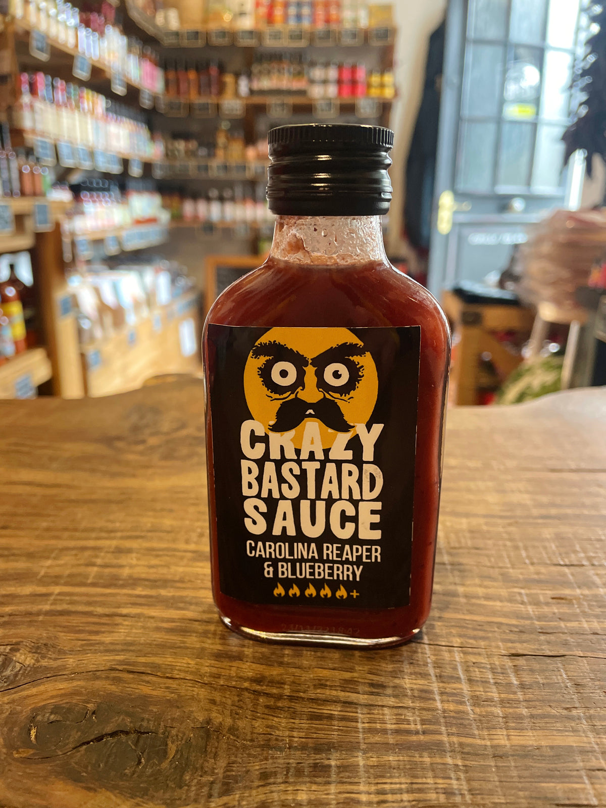Crazy Bastard Carolina Reaper & Blueberry Sauce