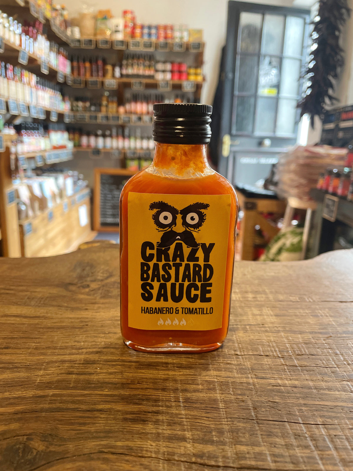 Crazy Bastard Habanero & Tomatillo Sauce