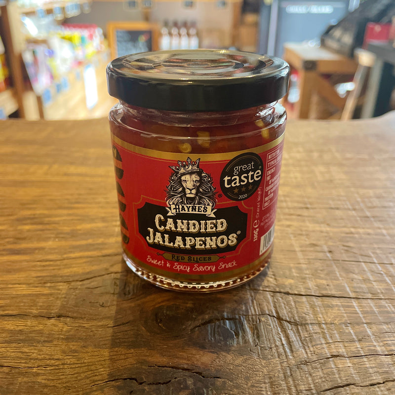 Haynes Candied Jalapeños Red Slices