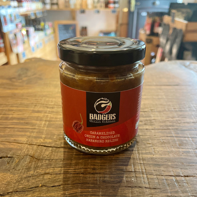 Badgers Chilli Kitchen Caramelised Onion & Chocolate Habanero Relish
