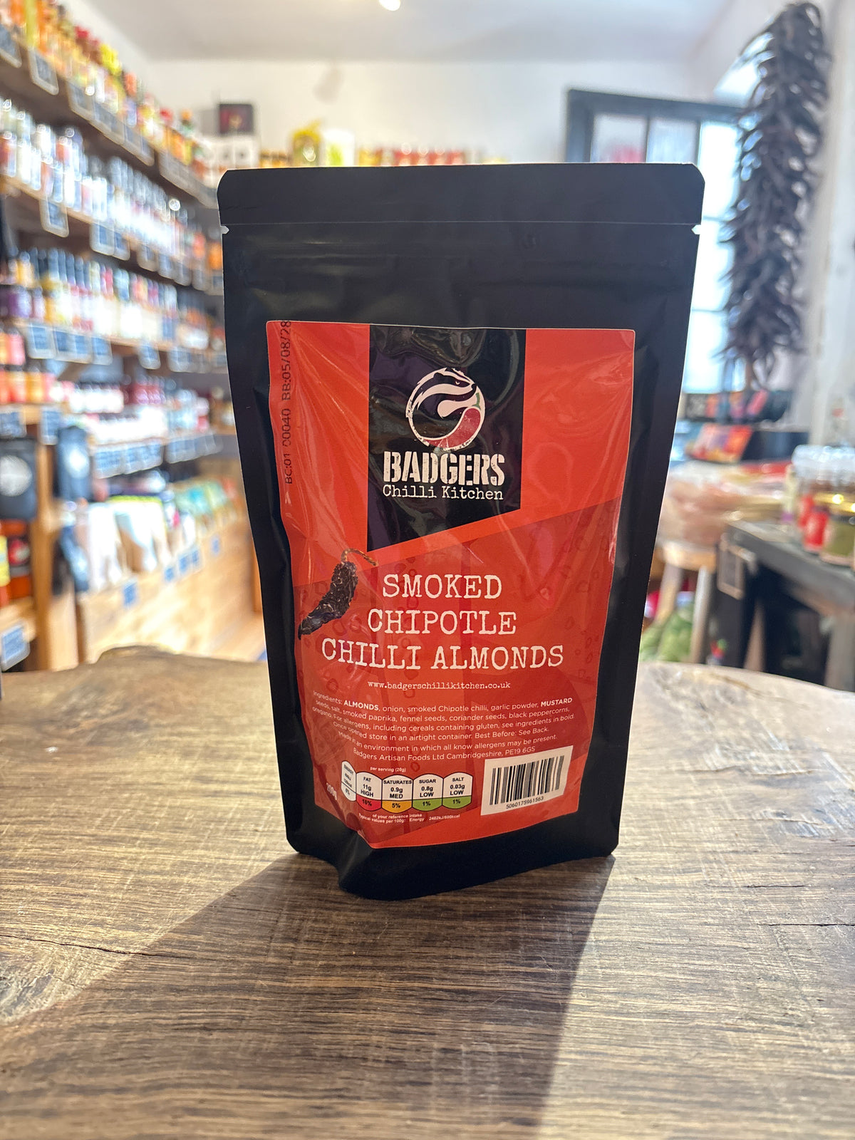 Badgers Smoked Chipotle Chilli Almonds